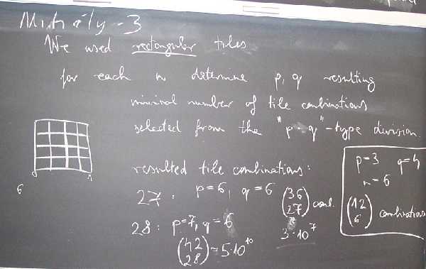 Mih�ly - 3: Packing circles in a square