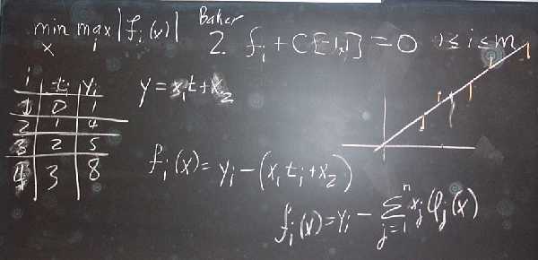 Baker - 2: Nonlinear mini-max